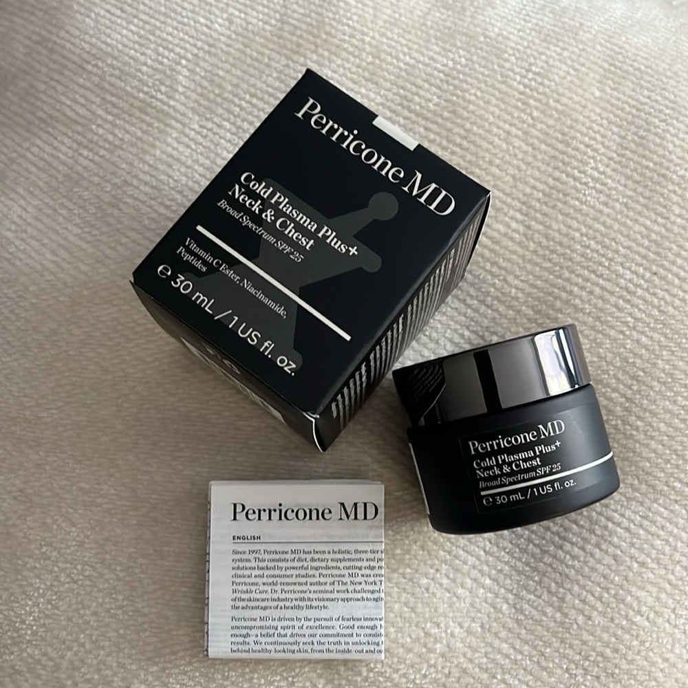 NWT Perricone MD Cold Plasma Plus + Neck & Chest Broad Spectrum SPF 25 NEW